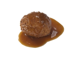 Gehaktbal uit de jus